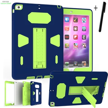 Hybrid Armor shell Cover For iPad Air 1 Retina Kids Baby Safe Armor Shockproof Heavy Duty Silicone Hard Protective Case
Hybrid Armor shell Cover For iPad Air 1 Retina Kids Baby Safe Armor Shockproof Heavy Duty Silicone Hard Protective Case