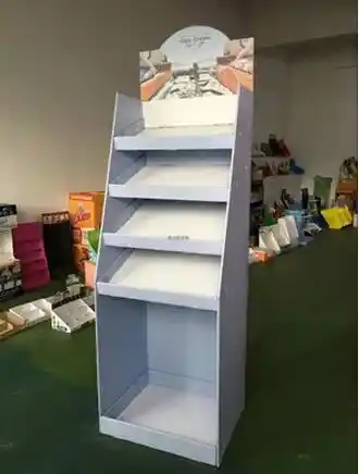 Custom Corrugated Cardboard Floor Countertop Display Stands For