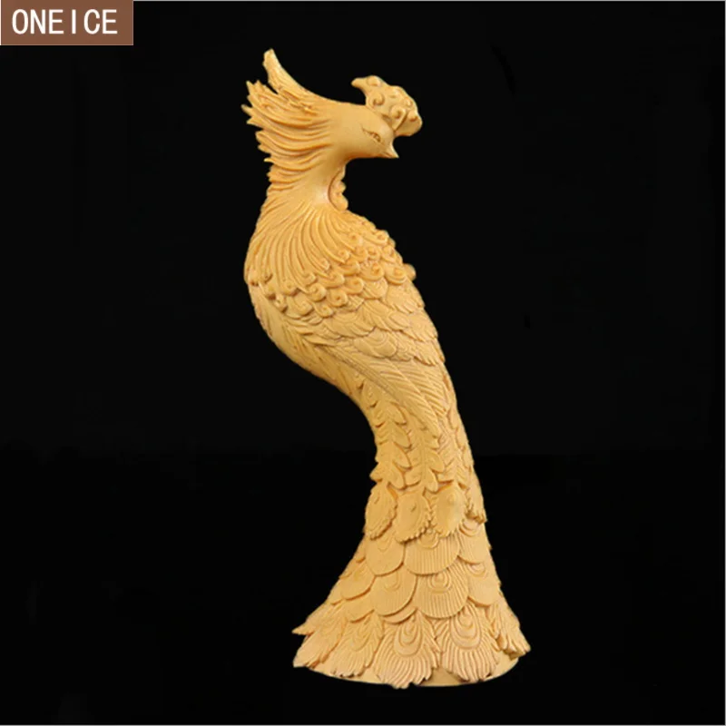 Solid wood phoenix sculpture hand-carved home decoration accessories living room desktop animal crafts 13cm phoenix statue
Solid wood phoenix sculpture hand-carved home decoration accessories living room desktop animal crafts 13cm phoenix statue