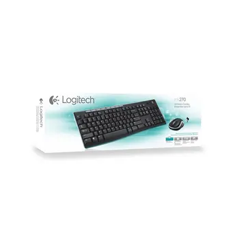 Logitech MK270 Standard Keyboard Wireless RF Wireless QWERTY Black , Mouse included
Logitech MK270 Standard Keyboard Wireless RF Wireless QWERTY Black , Mouse included