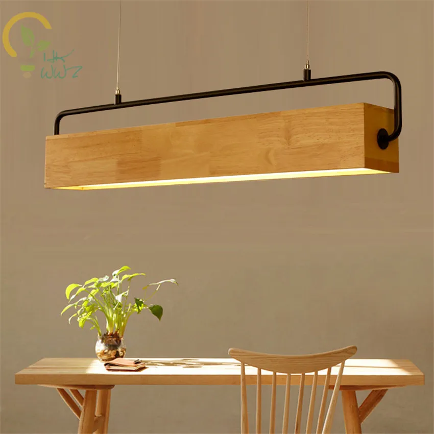 85-240v Nordic Wood Led Pendant Lights Modern Creative Restaurant Study Bar Dining room Hanging Lights Rectangle Pendant Lamps
85-240v Nordic Wood Led Pendant Lights Modern Creative Restaurant Study Bar Dining room Hanging Lights Rectangle Pendant Lamps