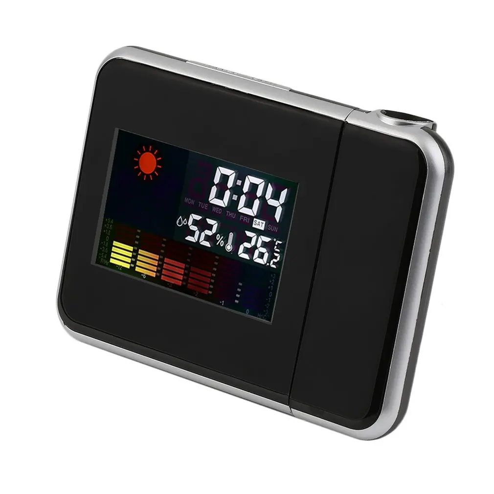1Pc Digital LCD Screen Weather Station Forecast Calendar Projector Alarm Weather Station Clock Home Use
1Pc Digital LCD Screen Weather Station Forecast Calendar Projector Alarm Weather Station Clock Home Use