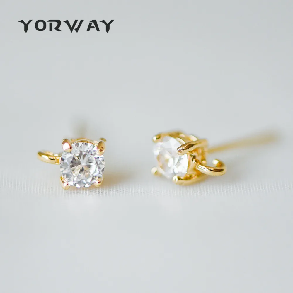 10pcs/lot CZ Paved Ear Posts 4mm with Loops, Real Gold Plated Brass Earrings, Sterling Silver Pin (#GB-313)
10pcs/lot CZ Paved Ear Posts 4mm with Loops, Real Gold Plated Brass Earrings, Sterling Silver Pin (#GB-313)