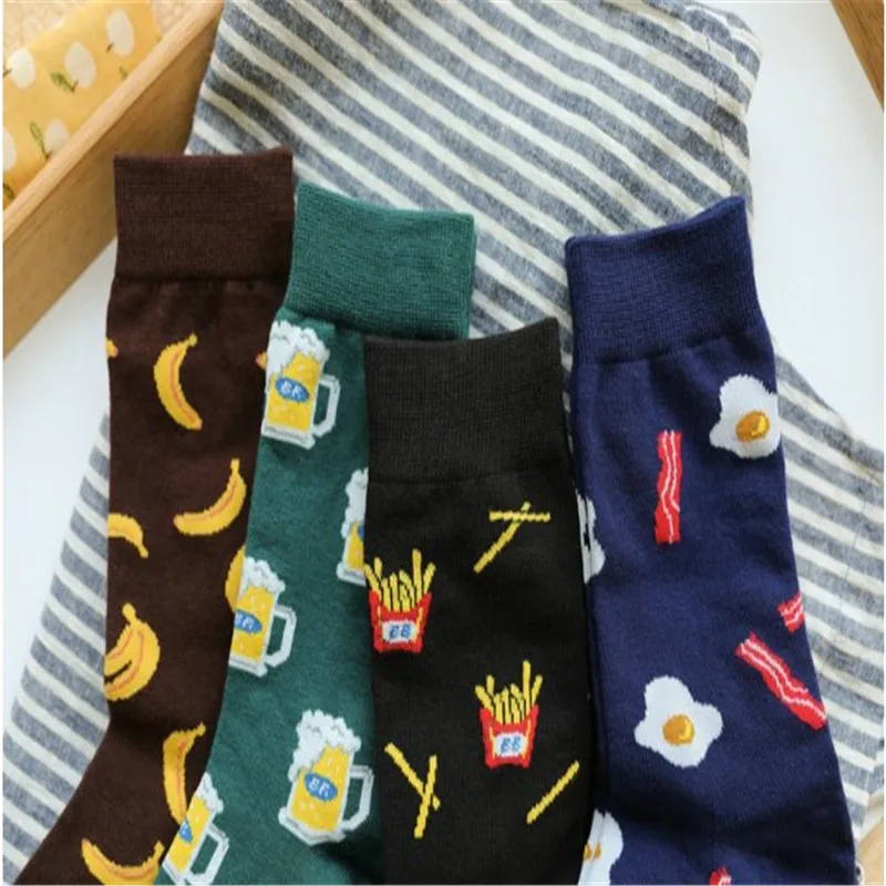 Men Crazy Happy Socks Banana Egg Sausage Food Socks Funky Beer Novelty Funny Socks Unisex Creative Pattern Sox Women Streetwear
Men Crazy Happy Socks Banana Egg Sausage Food Socks Funky Beer Novelty Funny Socks Unisex Creative Pattern Sox Women Streetwear