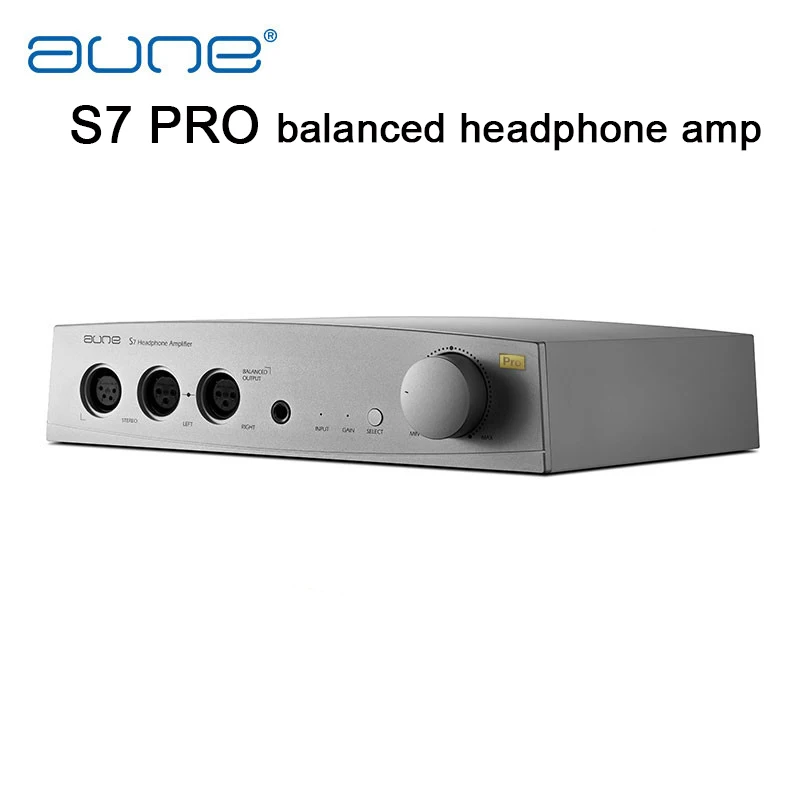AUNE S7 Pro Balanced Headphone amp RCA XLR Single End Balanced Input Balanced 6.5mm Output AMP professional Headphone Amplifier
AUNE S7 Pro Balanced Headphone amp RCA XLR Single End Balanced Input Balanced 6.5mm Output AMP professional Headphone Amplifier