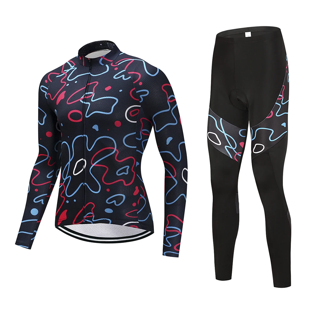 Men's Cycling Jersey Set Mountain Bike Long Sleeve Bike Clothing Wear Maillot Ropa Ciclismo Sportswear with GEL PAD
Men's Cycling Jersey Set Mountain Bike Long Sleeve Bike Clothing Wear Maillot Ropa Ciclismo Sportswear with GEL PAD
