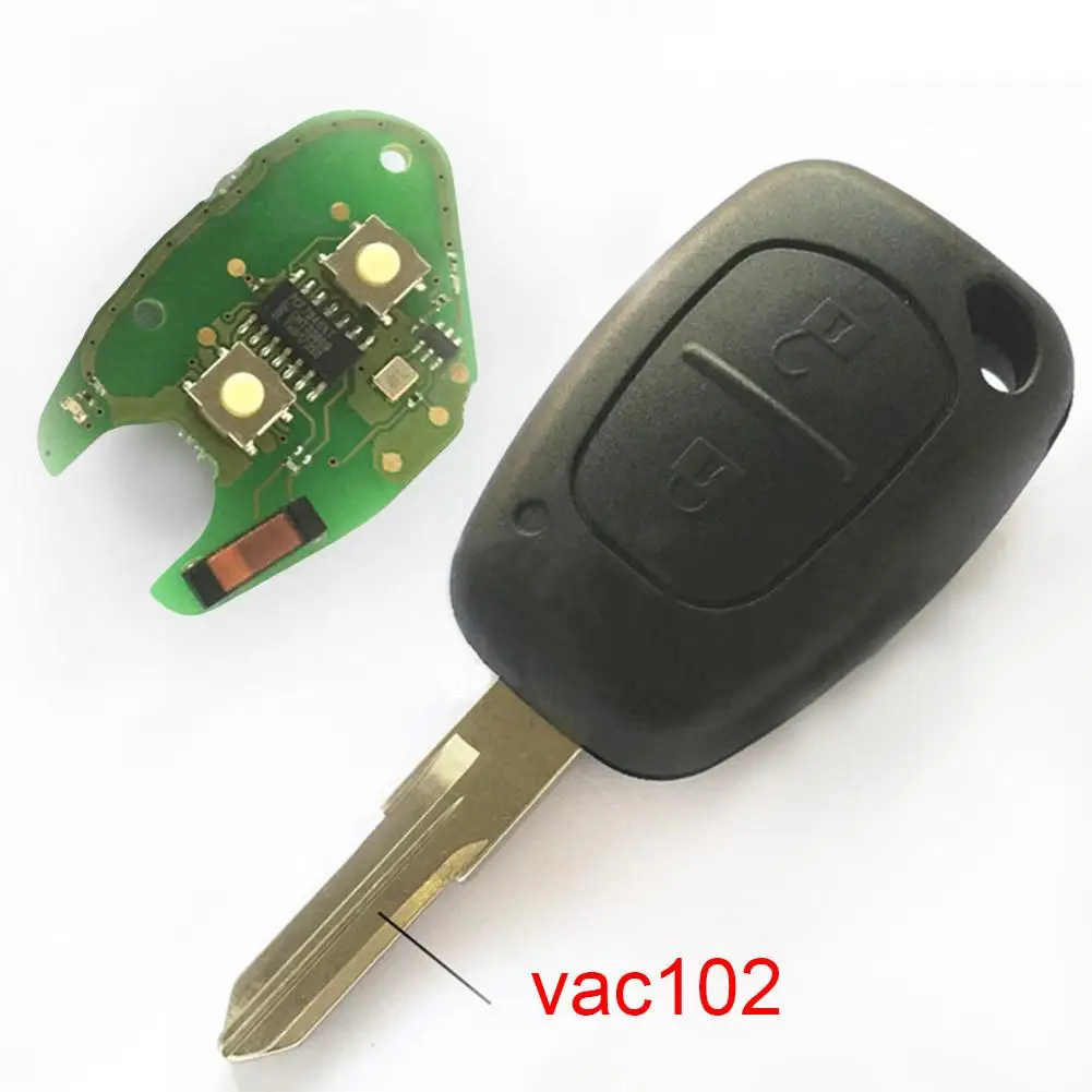 PCF7946 Chip 2 Buttons 434MHz Car Remote Key for Renault CLIO SCENIC KANGOO Durable Car Key
PCF7946 Chip 2 Buttons 434MHz Car Remote Key for Renault CLIO SCENIC KANGOO Durable Car Key