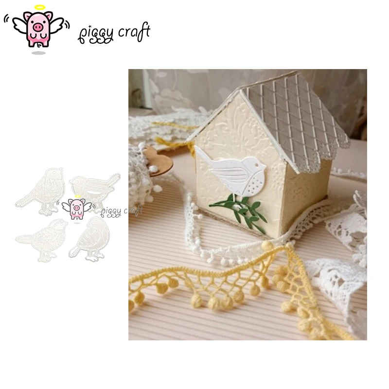 Piggy Craft metal cutting dies cut die mold 4Pcs Birds Scrapbook paper craft knife mould blade punch stencils dies
Piggy Craft metal cutting dies cut die mold 4Pcs Birds Scrapbook paper craft knife mould blade punch stencils dies
