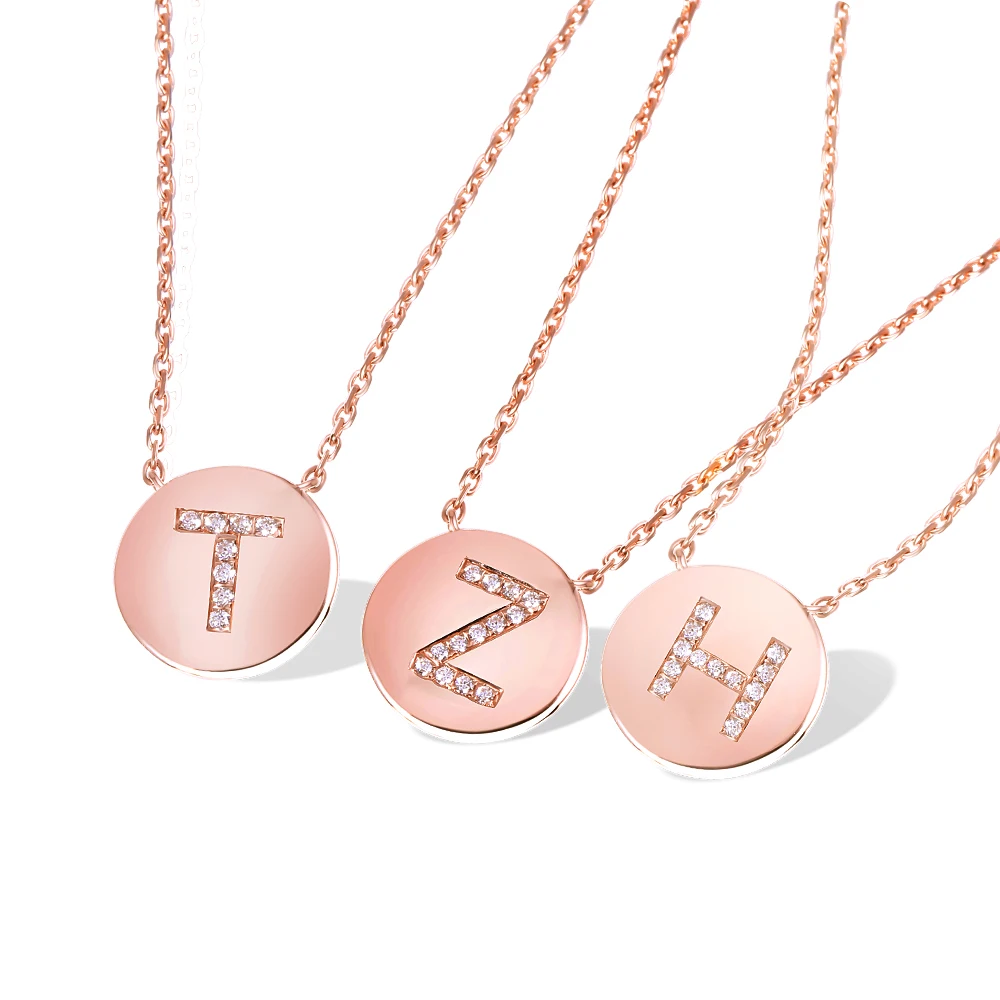 TransGems Moissanite Personalized name necklace Customized name Gift Her 14K Rose Gold
TransGems Moissanite Personalized name necklace Customized name Gift Her 14K Rose Gold