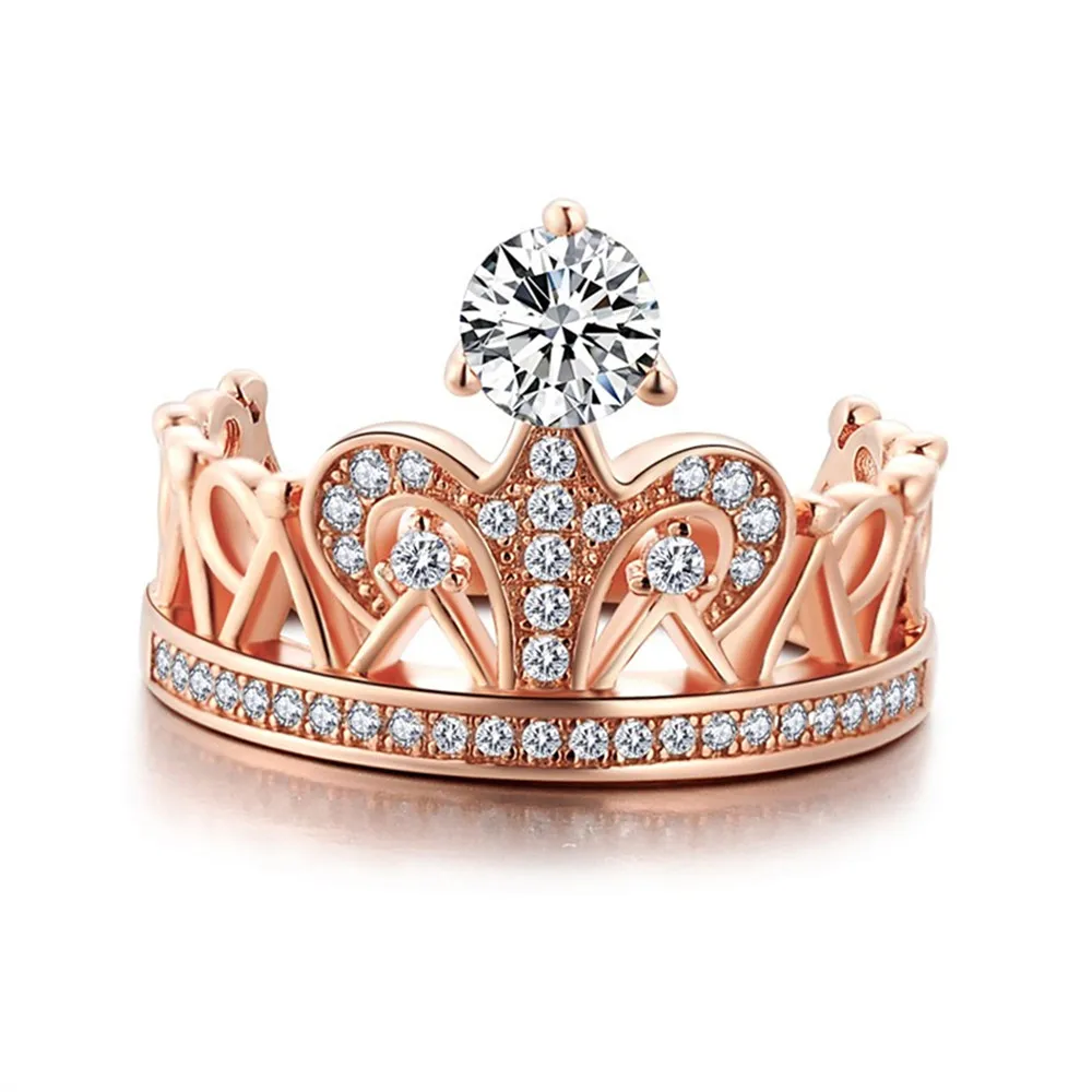 2019 New Fashion Gold Pretty Crown Lady Crystal Dream Fantasy Beautiful Ring Princess Ring
2019 New Fashion Gold Pretty Crown Lady Crystal Dream Fantasy Beautiful Ring Princess Ring