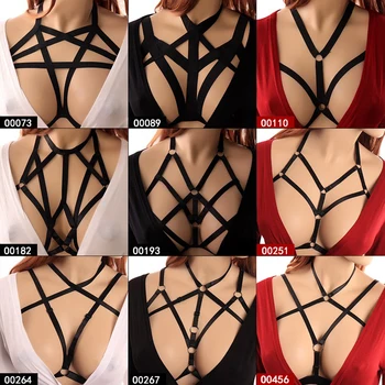 Strappy Body Harness Bra for Women Black Soft Tops Caged Bra Bondage Sexy Lingerie Punk Gothic Plus Size Festival Rave Wear
Strappy Body Harness Bra for Women Black Soft Tops Caged Bra Bondage Sexy Lingerie Punk Gothic Plus Size Festival Rave Wear