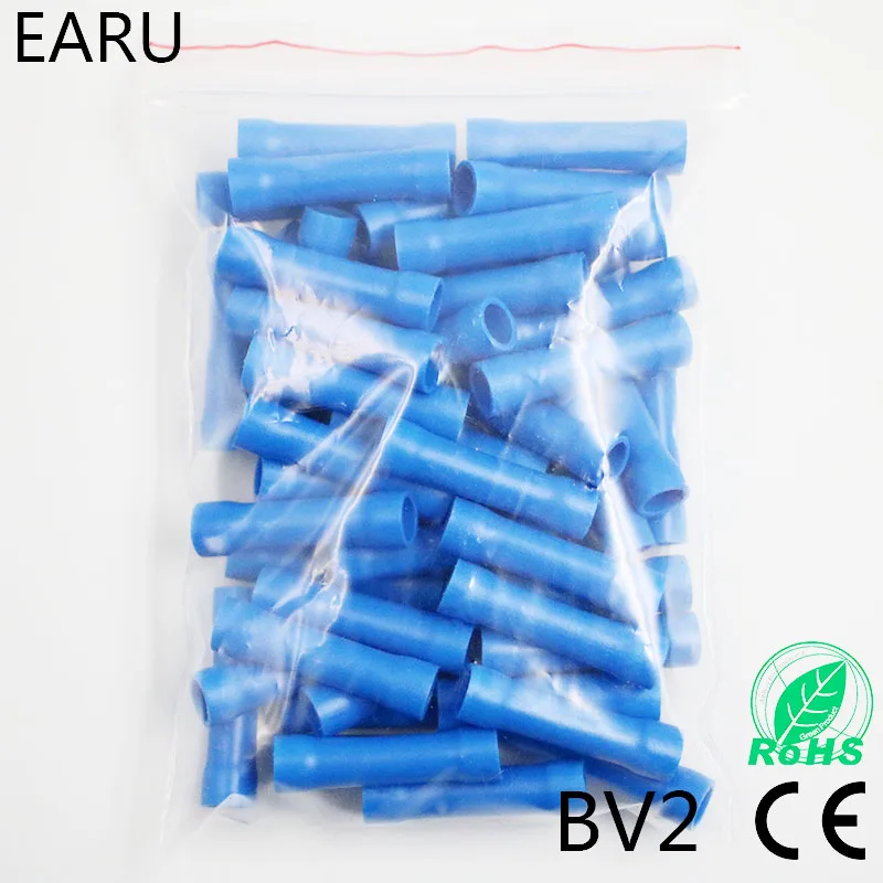 BV2 BV2.5 Full Insulating Wire Connector cable Wire Splice Terminals Joiner Crimp Electrical Fully Insulation BV2 BV 100 PCS BV
BV2 BV2.5 Full Insulating Wire Connector cable Wire Splice Terminals Joiner Crimp Electrical Fully Insulation BV2 BV 100 PCS BV
