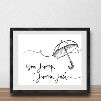 You Jump, I Jump Titanic Inspired Jack Quote Canvas Art Painting Umbrella Poster Prints Pictures for Bedroom Home Decor Frameles
You Jump, I Jump Titanic Inspired Jack Quote Canvas Art Painting Umbrella Poster Prints Pictures for Bedroom Home Decor Frameles