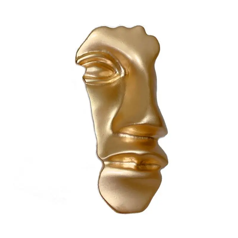 Large Half Abstract Face Mask Gold Color Brooches Human Head Pin Fashion Jewelry
Large Half Abstract Face Mask Gold Color Brooches Human Head Pin Fashion Jewelry