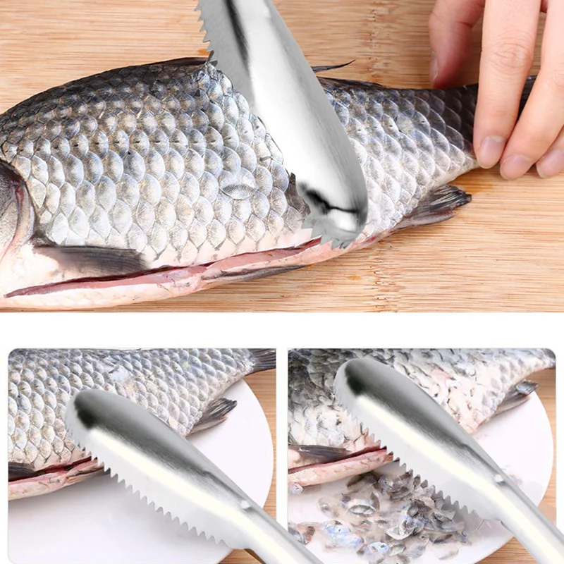 Cooking Tools Fish Cleaning Knife Skinner Fish Skin Scraper Stainless Steel Fish Scales Fishing Cleaning Remover Kitchen Gadget
Cooking Tools Fish Cleaning Knife Skinner Fish Skin Scraper Stainless Steel Fish Scales Fishing Cleaning Remover Kitchen Gadget