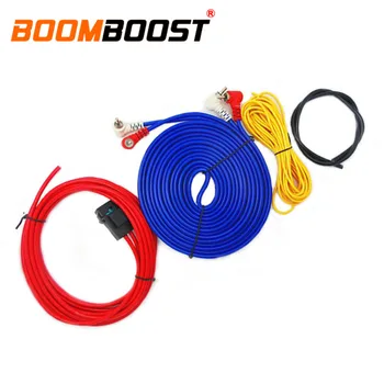 

Car Audio Wire Wiring Amplifier Subwoofer 60W 4m length Professional Speaker Installation Wires Cables Kit