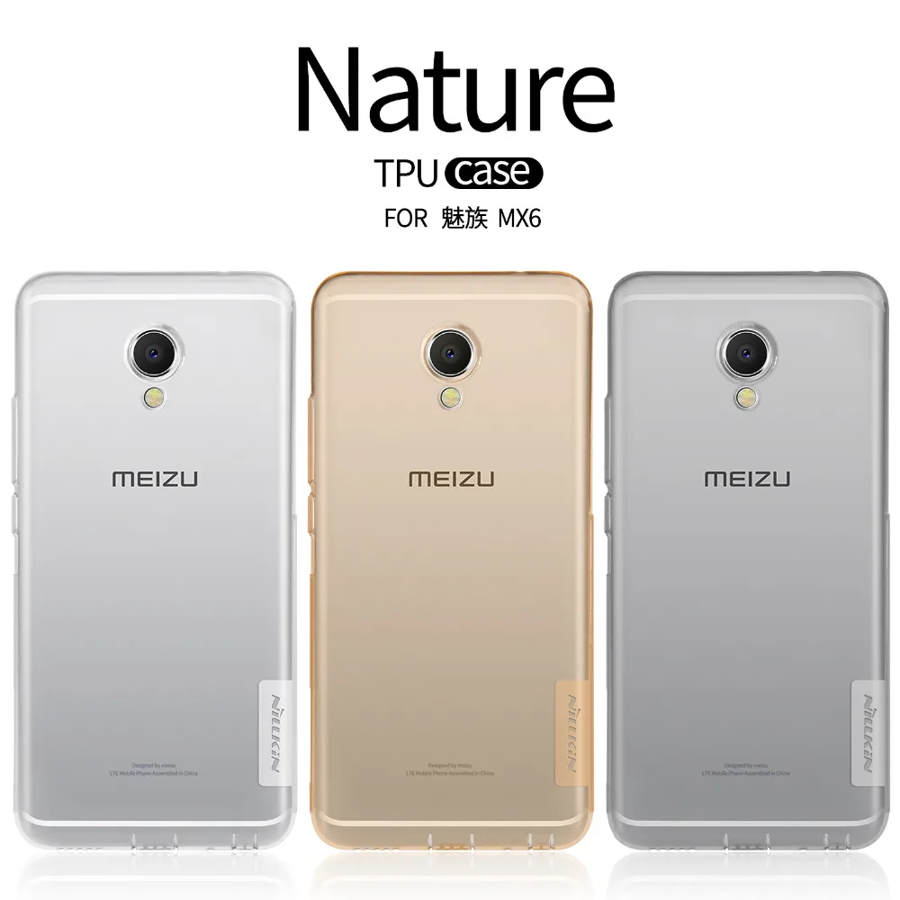Nillkin Nature case for Meizu MX6 case for Meizu MX6 Nature TPU soft phone cases for Meizu MX6 protective cover back shell
Nillkin Nature case for Meizu MX6 case for Meizu MX6 Nature TPU soft phone cases for Meizu MX6 protective cover back shell