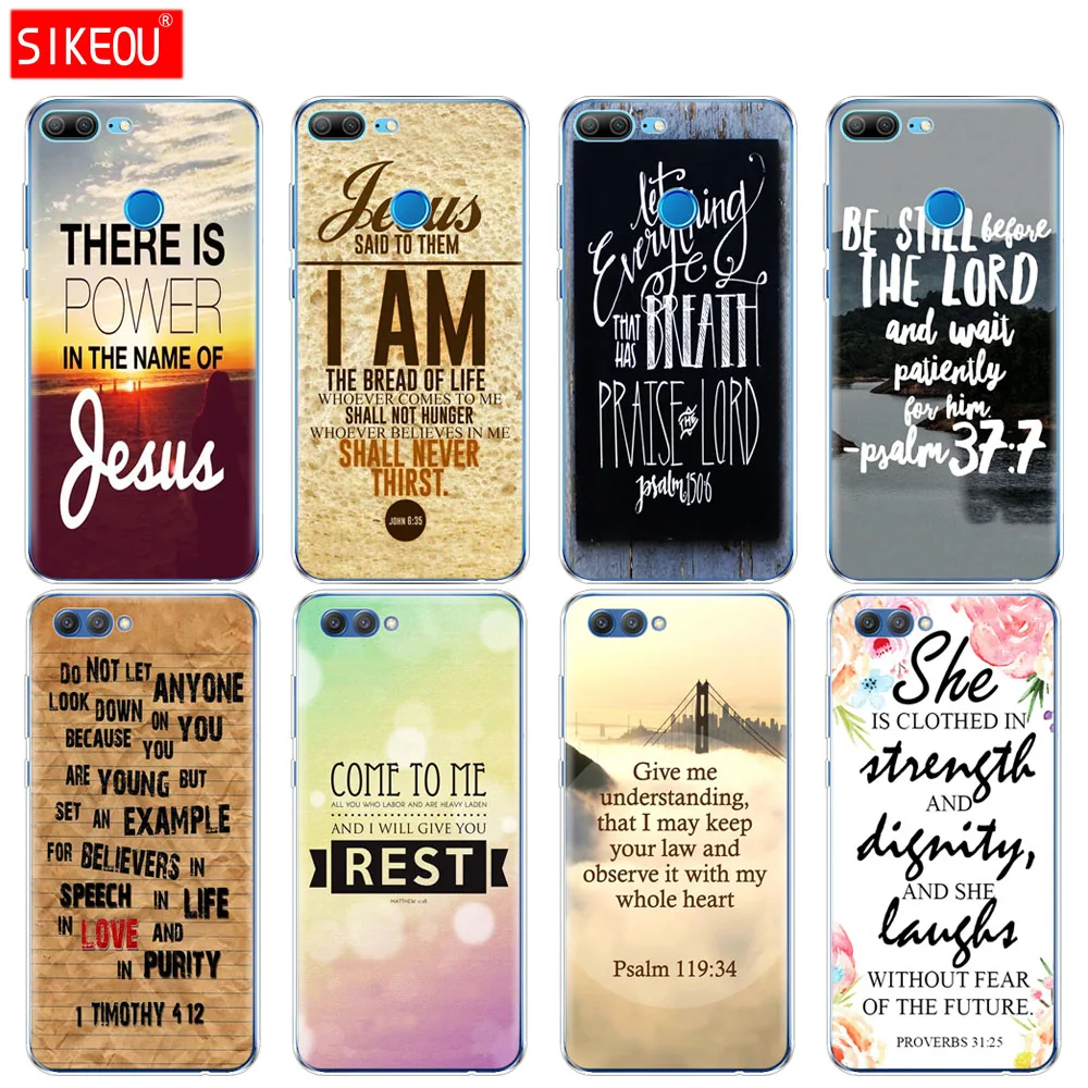 Silicone Cover phone Case for Huawei Honor 10 V10 3c 4C 5c 5x 4A 6A 6C pro 6X 7X 6 7 8 9 LITE Christian Jesus Bible Verse
Silicone Cover phone Case for Huawei Honor 10 V10 3c 4C 5c 5x 4A 6A 6C pro 6X 7X 6 7 8 9 LITE Christian Jesus Bible Verse