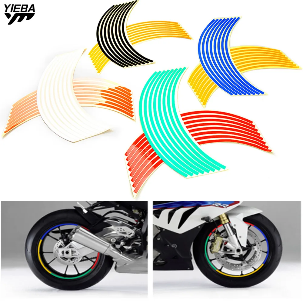 17/18inch wheel Strips Motorcycle Reflective Wheel Sticke for BMW F800GS/AdventuRe F700GS F800GT Honda XADV 750 VFR 1200/F GROM
17/18inch wheel Strips Motorcycle Reflective Wheel Sticke for BMW F800GS/AdventuRe F700GS F800GT Honda XADV 750 VFR 1200/F GROM