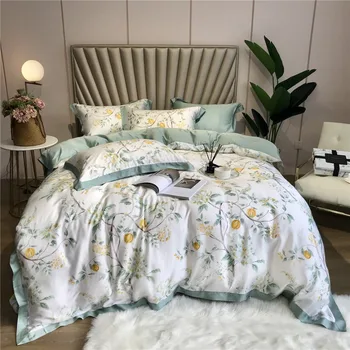 Luxury Flower Egyptian cotton Bedding sets Queen KingDuvet cover Bed sheet set Pillowcase 4pcs
Luxury Flower Egyptian cotton Bedding sets Queen KingDuvet cover Bed sheet set Pillowcase 4pcs