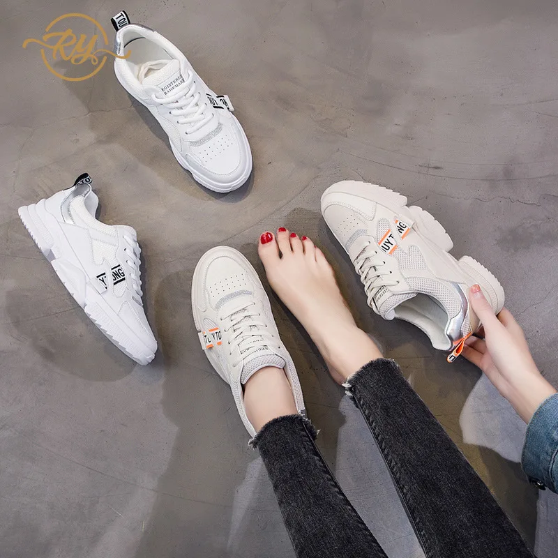 RY-relaa fashion women's shoes 2019 new Korean version of the wild leather breathable casual sports white shoes
RY-relaa fashion women's shoes 2019 new Korean version of the wild leather breathable casual sports white shoes