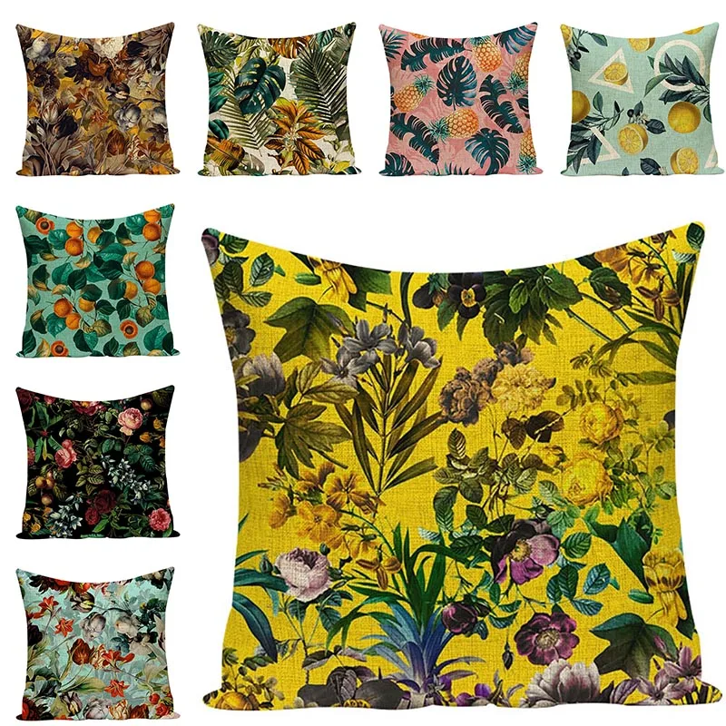 Leaves Cushion Cover Linen Chair Cushion Rainforest Plants Decorative Pillowcases Art Car Seat Accessorie Sofa Pillow Case Home
Leaves Cushion Cover Linen Chair Cushion Rainforest Plants Decorative Pillowcases Art Car Seat Accessorie Sofa Pillow Case Home