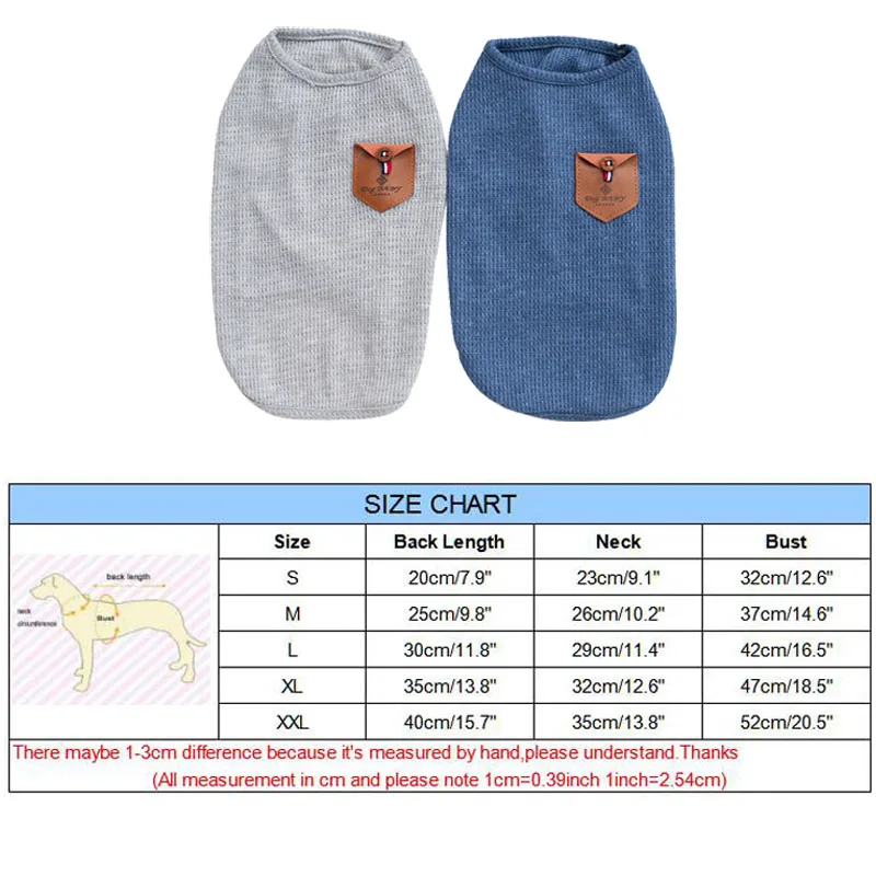 S-XXL pet summer cute cartoon, Japanese and European Wind dog clothing, pure color puppy
S-XXL pet summer cute cartoon, Japanese and European Wind dog clothing, pure color puppy