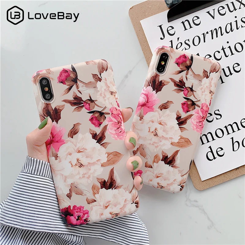 Lovebay For iphone X Case Soft Floral Phone Cases Cover For iphone XS Max XR X 6 6S 7 8 Plus Fashion Silicone Back Cover Case
Lovebay For iphone X Case Soft Floral Phone Cases Cover For iphone XS Max XR X 6 6S 7 8 Plus Fashion Silicone Back Cover Case