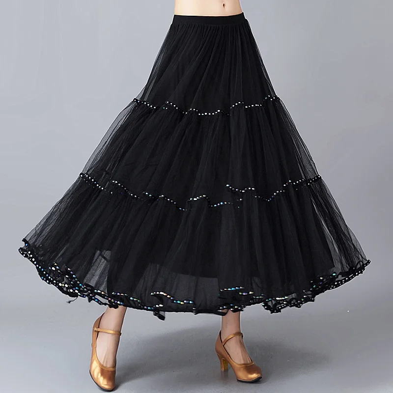 Adult Ballroom Dancing Skirt Black Flamenco Skirts Ballroom Dance Suit Women Waltz Dancing Costumes Watz Dancing Skirt D0802
Adult Ballroom Dancing Skirt Black Flamenco Skirts Ballroom Dance Suit Women Waltz Dancing Costumes Watz Dancing Skirt D0802