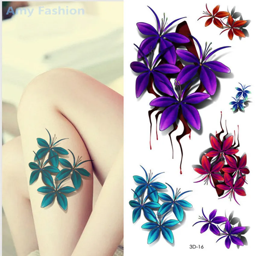 Body Tatoo Sticker Women'S 3D Colorful Waterproof Body DIY Stickers Glitter Temporary Tattoos Mini Rose Flower Butterfly Tattoo
Body Tatoo Sticker Women'S 3D Colorful Waterproof Body DIY Stickers Glitter Temporary Tattoos Mini Rose Flower Butterfly Tattoo