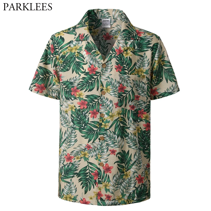 Men's Hipster Casual Button Down Tropical Floral Print Hawaiian Shirt 2019 Summer New Plus Size Party Vacation Men Aloha Shirts
Men's Hipster Casual Button Down Tropical Floral Print Hawaiian Shirt 2019 Summer New Plus Size Party Vacation Men Aloha Shirts