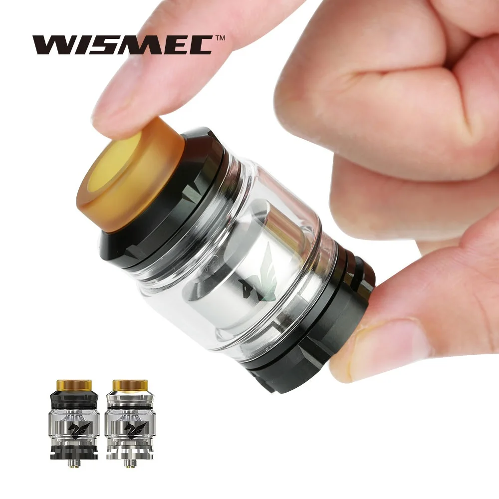 Original Wismec Bellerophon RTA Tank 4ml Atomizer with 810 Drip Tip Directional Airflow Top Refill Vape Tank Vs RDA / MANTA RTA
Original Wismec Bellerophon RTA Tank 4ml Atomizer with 810 Drip Tip Directional Airflow Top Refill Vape Tank Vs RDA / MANTA RTA