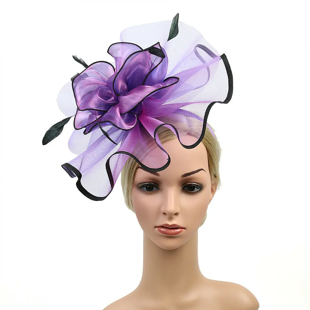 Handmade Women Feather Mesh Floral Fascinator Hat Headband Hair Clip Accessories Fedoras
Handmade Women Feather Mesh Floral Fascinator Hat Headband Hair Clip Accessories Fedoras