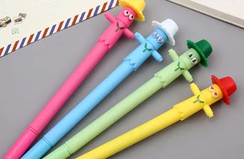 new cute silical Scarecrow gel ink pen cartoon stationery prize kawaii stydent pen office writing pen black neutral pen 48pc/lot
new cute silical Scarecrow gel ink pen cartoon stationery prize kawaii stydent pen office writing pen black neutral pen 48pc/lot
