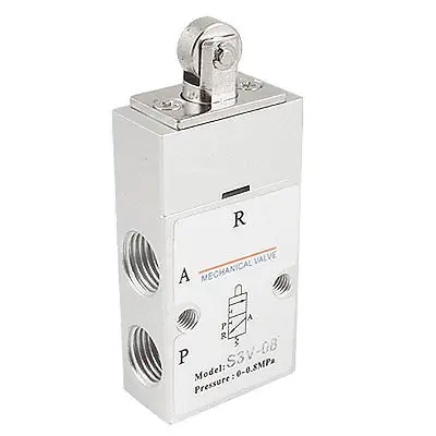 Pneumatic S3V-08 Roller 2 Position Mechanical Valve