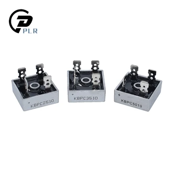 100pcs Single phase rectifier bridge KBPC2510/KBPC3510/KBPC5010 Metal Case Bridge Rectifier
100pcs Single phase rectifier bridge KBPC2510/KBPC3510/KBPC5010 Metal Case Bridge Rectifier
