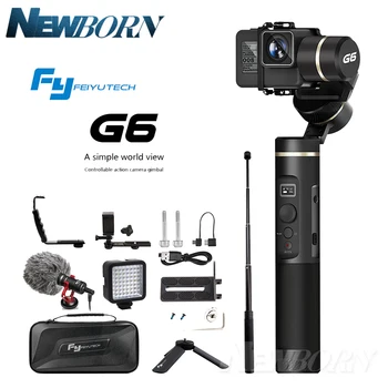 Hot Feiyutech Feiyu G6 Splash Proof 3-axis Handheld Gimbal for Gopro HERO5 6 Action Camera Stabilizer Xiaoyi RX0 +Gift
Hot Feiyutech Feiyu G6 Splash Proof 3-axis Handheld Gimbal for Gopro HERO5 6 Action Camera Stabilizer Xiaoyi RX0 +Gift