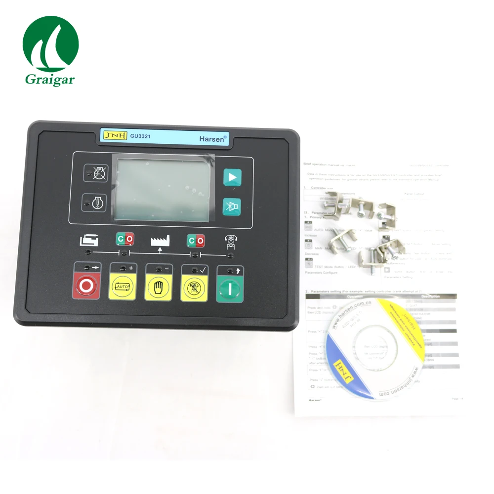 Harsen GU3321-00 Auto Start Controller Generator Controller of Mains failure automatic controller GU3321
Harsen GU3321-00 Auto Start Controller Generator Controller of Mains failure automatic controller GU3321