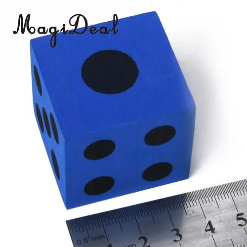 12Pcs/Set Soft Foam 6 Side Dices Maths Dice for Kids Children Learning Playing Games Classroom Teaching Aids Novelty Toys