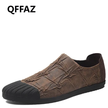 QFFAZ 2018 Fashion Casual Shoes Men Loafers Adult Footwear Breathable leather shoes men british style Soft Driving Flats Shoes
QFFAZ 2018 Fashion Casual Shoes Men Loafers Adult Footwear Breathable leather shoes men british style Soft Driving Flats Shoes