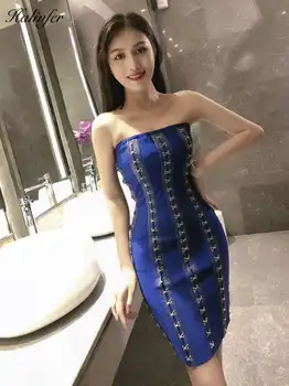 Halinfer 2019 new summer women dress sexy bodycon strapless rivet bandage elegant celebrity party Multicolor dresses vestidos
Halinfer 2019 new summer women dress sexy bodycon strapless rivet bandage elegant celebrity party Multicolor dresses vestidos