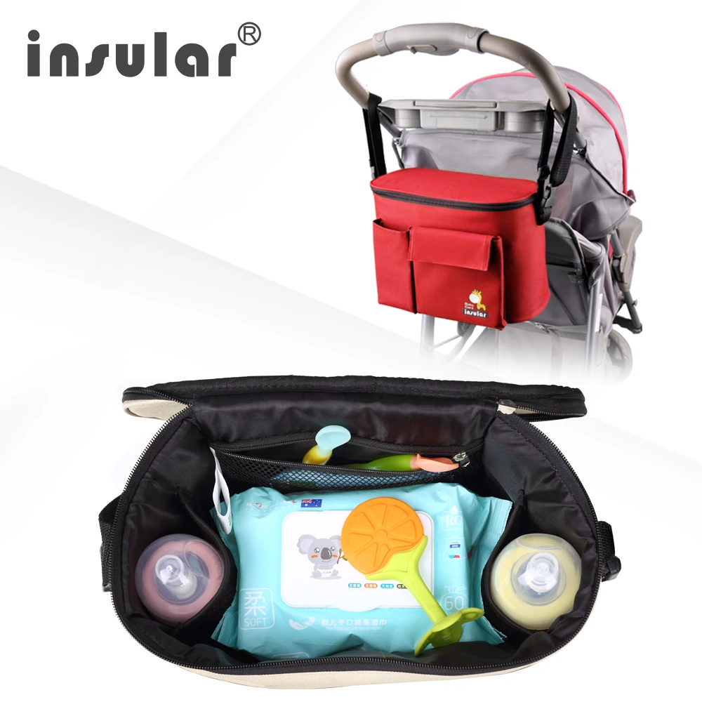 Insular Baby Diaper Changing Bag Mommy Thermal Insulation Bags For Baby Strollers Waterproof Baby Nappy Bags
Insular Baby Diaper Changing Bag Mommy Thermal Insulation Bags For Baby Strollers Waterproof Baby Nappy Bags