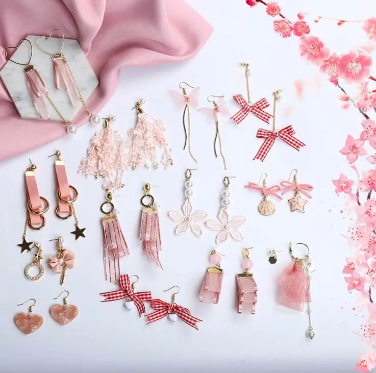 Women Girls cute bowknot pearls tassels Drop Earrings cute Lovely Pink style flowers heart Shape fashion jewelry Drop Earrings
Women Girls cute bowknot pearls tassels Drop Earrings cute Lovely Pink style flowers heart Shape fashion jewelry Drop Earrings