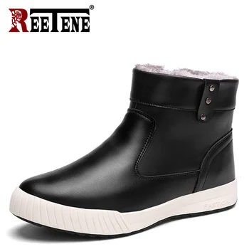 REETENE Fashion Boots Men Lace Up Warm Fur Snow Shoes Men'S Genuine Leather Winter Men Boots Casual Winter Sneakers Shoes Men
REETENE Fashion Boots Men Lace Up Warm Fur Snow Shoes Men'S Genuine Leather Winter Men Boots Casual Winter Sneakers Shoes Men
