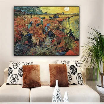 Red Vineyards by Van Gogh Famous Landscape Oil Painting Reproductions on Canvas Posters and Prints Wall Picture for Living Room
Red Vineyards by Van Gogh Famous Landscape Oil Painting Reproductions on Canvas Posters and Prints Wall Picture for Living Room