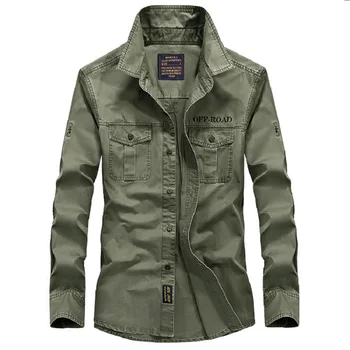 New Casual Social Mens Military Shirts Brand AFS JEEP Long Sleeve Fashion Slim Fit Shirt Cotton Plus Size Men Clothing Camisa
New Casual Social Mens Military Shirts Brand AFS JEEP Long Sleeve Fashion Slim Fit Shirt Cotton Plus Size Men Clothing Camisa