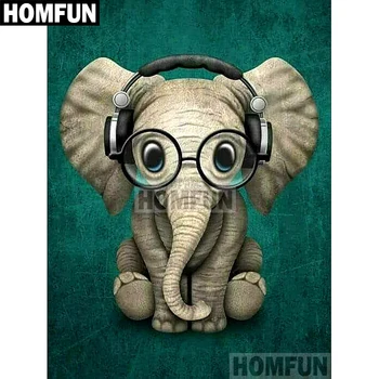 HOMFUN Full Square/Round Drill 5D DIY Diamond Painting "Animal Elephant" Embroidery Cross Stitch 5D Home Decor Gift A01850
HOMFUN Full Square/Round Drill 5D DIY Diamond Painting "Animal Elephant" Embroidery Cross Stitch 5D Home Decor Gift A01850