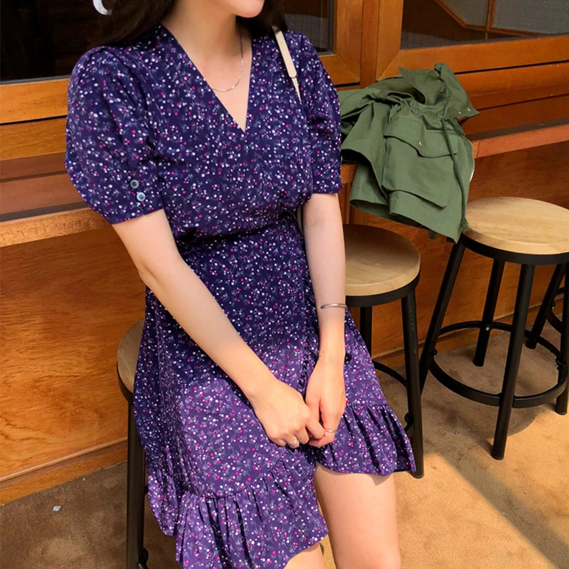Ruffled Floral Print Summer Dress Women Short Sleeve Beach Boho Casual Dress 2019 Robe Femme Lace Up Short Bohemian Vestidos
Ruffled Floral Print Summer Dress Women Short Sleeve Beach Boho Casual Dress 2019 Robe Femme Lace Up Short Bohemian Vestidos