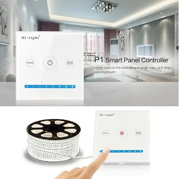 DC 12V-24V 15A Mi Light P1 Smart Panel Controller Glass Touch Screen Remote Control For Single Color Dim LED Strips Panel Lights
DC 12V-24V 15A Mi Light P1 Smart Panel Controller Glass Touch Screen Remote Control For Single Color Dim LED Strips Panel Lights