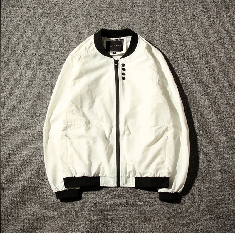 New Spring Autumn Men's Jackets Thin Solid Fashion Coats Male Casual Slim Stand Collar Bomber Jacket Men Overcoat 4XL 5XL
New Spring Autumn Men's Jackets Thin Solid Fashion Coats Male Casual Slim Stand Collar Bomber Jacket Men Overcoat 4XL 5XL